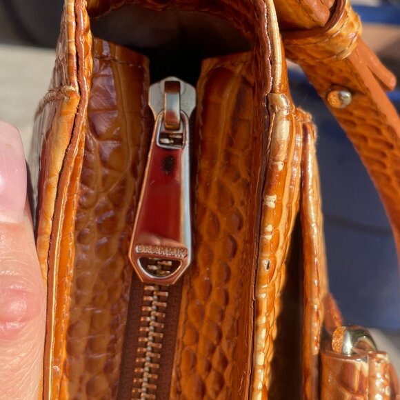 BRAHMIN MELBOURNE SATCHEL CROSSBODY Women's Shoulder Bag EUC - Picture 14 of 17
